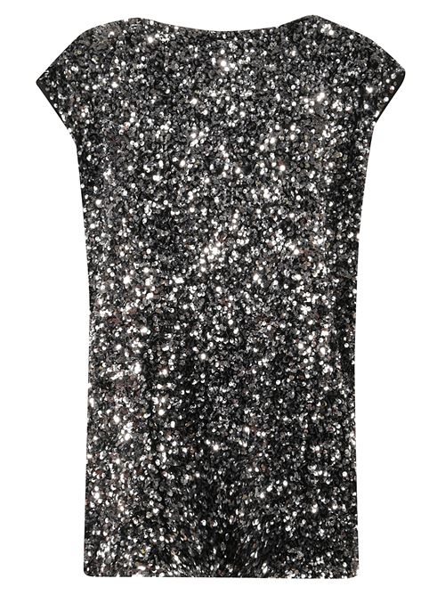 Sequined top JUNYA WATANABE | JPB0050511SLVXBLACK